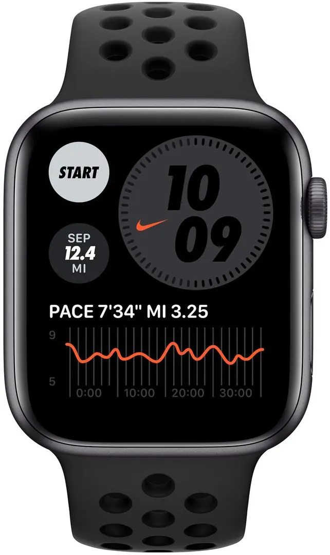 Ceas inteligent Apple Watch Nike SE GPS 44mm (Space Gray/Anthracite/Black)