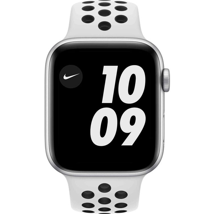 Смарт-часы Apple Watch Nike SE GPS 44мм Sport Band (Silver/Pure  Platinum/Black)