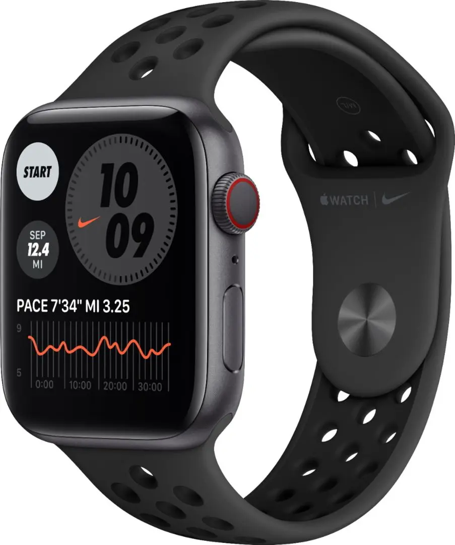Ceas inteligent Apple Watch Nike SE GPS + Cellular 40mm Sport Band Anthracite/Black (Space Gray Aluminium)