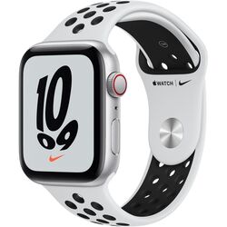 Ceas inteligent Apple Watch Nike SE GPS + Cellular 44mm Sport Band (Silver/Platinum)