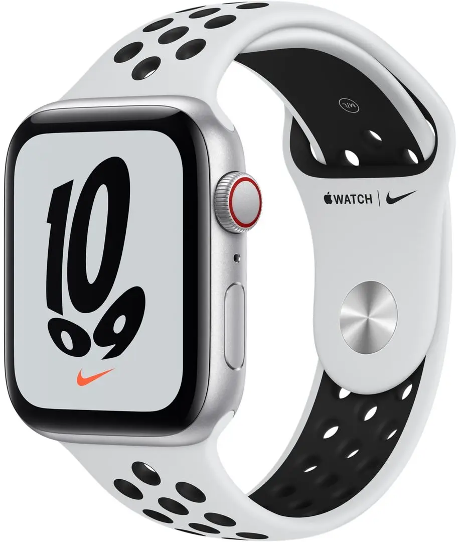 Смарт-часы Apple Watch Nike SE GPS + Cellular 44mm Sport Band (Silver/Platinum)