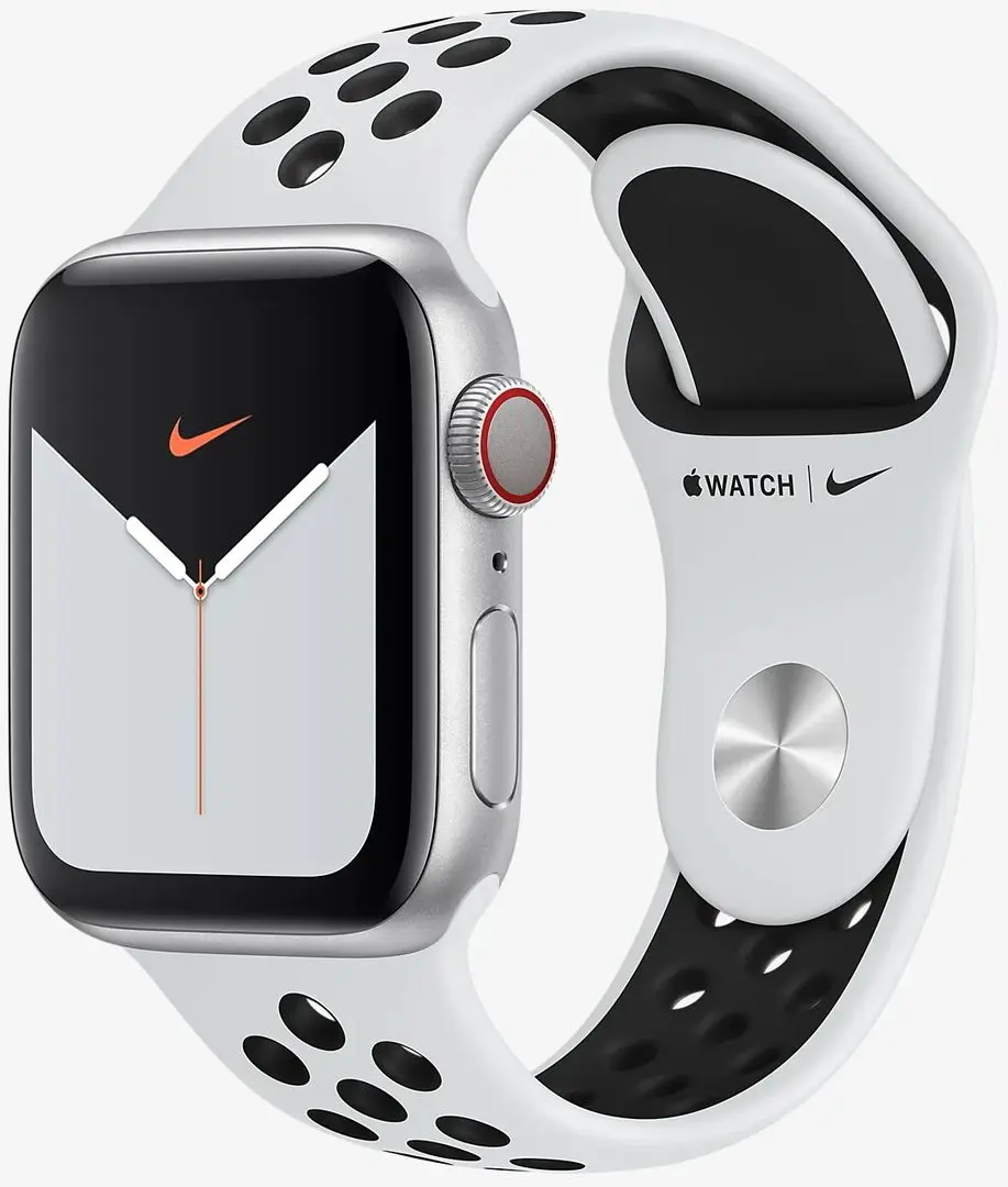 Ceas inteligent Apple Watch Nike Series 5 GPS 44mm (Silver/Platinum Black)