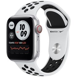 Ceas inteligent Apple Watch Nike Series 6 GPS 40мм (Silver/Pure Platinum/Black)
