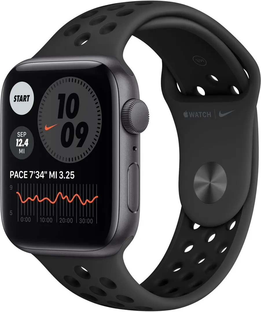 Ceas inteligent Apple Watch Nike Series 6 GPS + Cellular 40mm Sport Band Anthracite/Black (Space Gray Aluminium)
