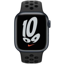 Ceas inteligent Apple Watch Nike Series 7 GPS 41mm Sport Band (Midnight/Anthracite) Thumb