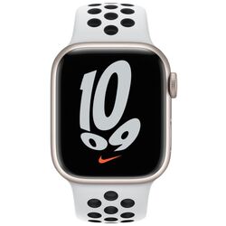 Ceas inteligent Apple Watch Nike Series 7 GPS 41mm Sport Band (Starlight/Platinum) Thumb