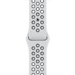 Ceas inteligent Apple Watch Nike Series 7 GPS 41mm Sport Band (Starlight/Platinum) Thumb