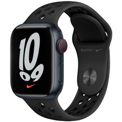 Ceas inteligent Apple Watch Nike Series 7 GPS + Cellular 41mm Nike Sport Band (Midnight/Anthracite)