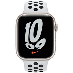 Ceas inteligent Apple Watch Nike Series 7 GPS + Cellular 45mm Sport Band (Starlight/Platinum) Thumb