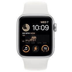 Ceas inteligent Apple Watch SE 2 GPS 40mm Sport Band (Silver/White) Thumb