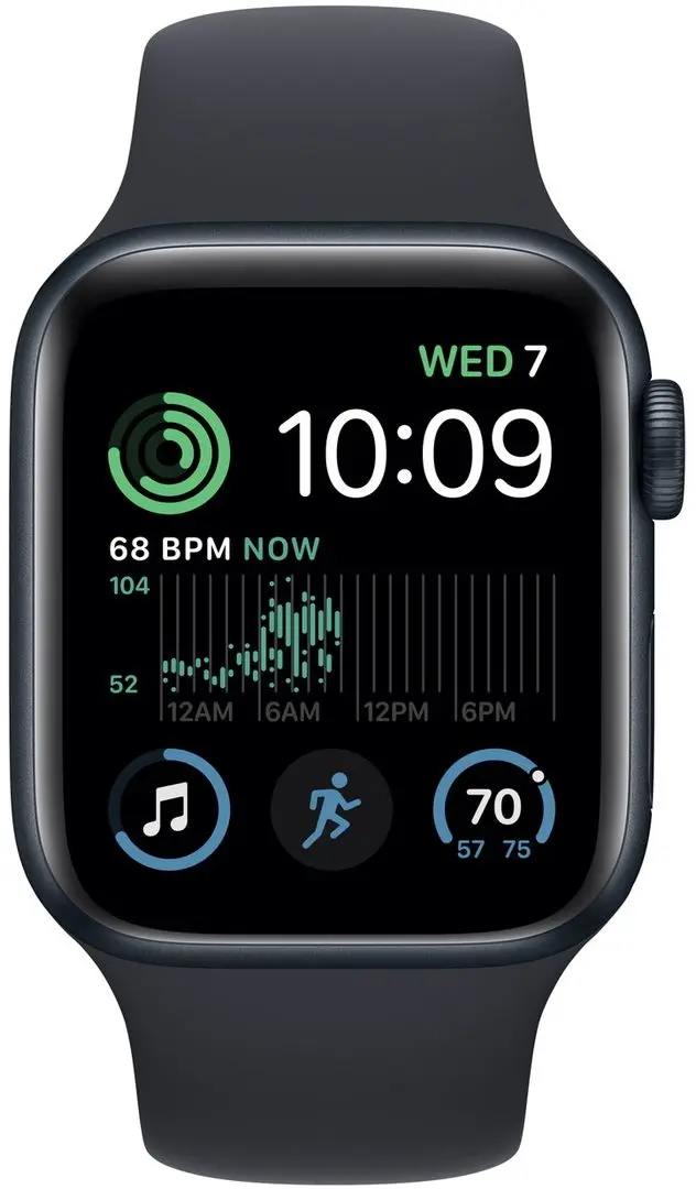 Смарт-часы Apple Watch SE 2 GPS 44mm Sport Band (Midnight)