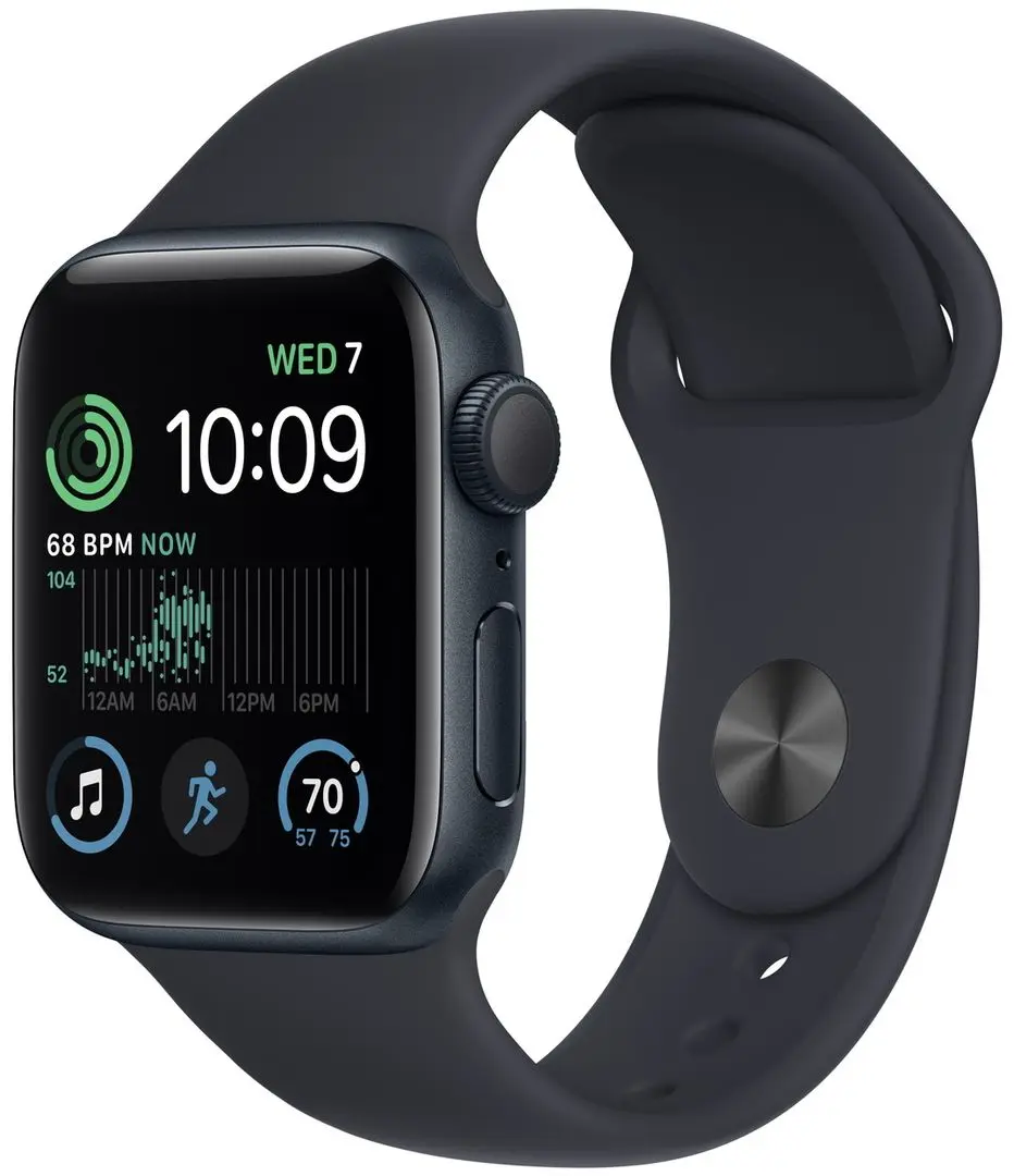 Смарт-часы Apple Watch SE 2 GPS 44mm Sport Band (Midnight)
