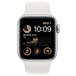 Ceas inteligent Apple Watch SE 2 GPS 44mm Sport Band (Silver/White) Thumb