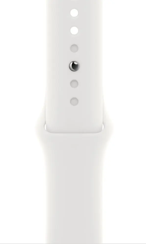 Ceas inteligent Apple Watch SE 2 GPS 44mm Sport Band (Silver/White)