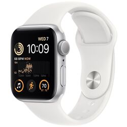 Ceas inteligent Apple Watch SE 2 GPS 44mm Sport Band (Silver/White)