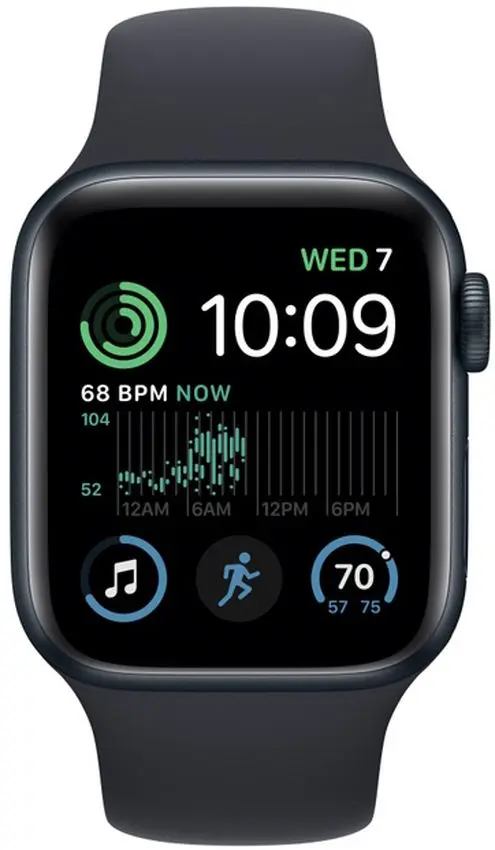 Смарт-часы Apple Watch SE 2 GPS + Cellular Sport Band 40mm (Midnight)