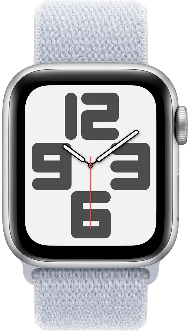 Ceas inteligent Apple Watch SE 2024 GPS + Cellular 44mm Sport Loop (Silver/Blue Cloud)