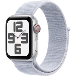 Ceas inteligent Apple Watch SE 2024 GPS + Cellular 44mm Sport Loop (Silver/Blue Cloud)
