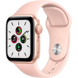 Ceas inteligent Apple Watch SE GPS 44mm Sport Band (Gold Aluminium/Pink Sand)