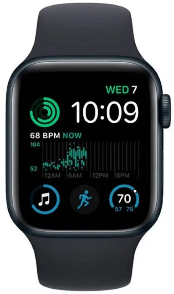 Смарт-часы Apple Watch SE GPS 40mm Sport Band S/M (Midnight) - 2