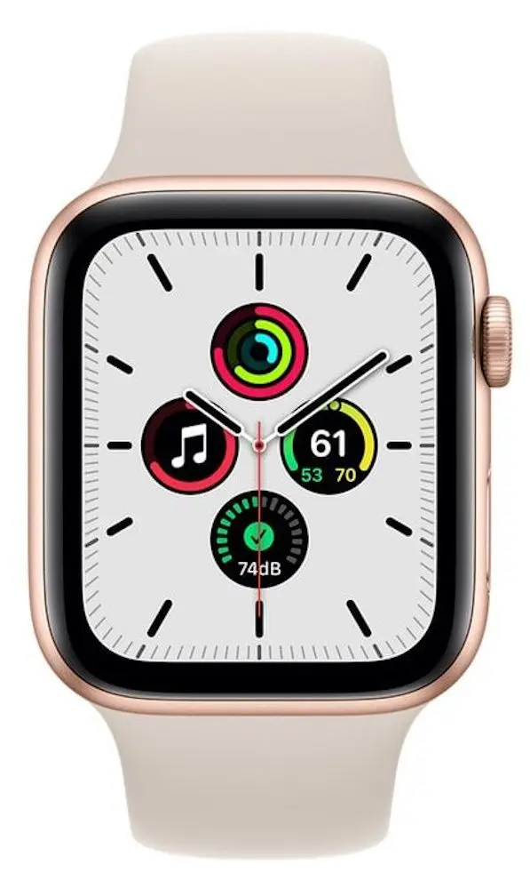 Ceas inteligent Apple Watch SE GPS 44mm Sport Band (Gold)