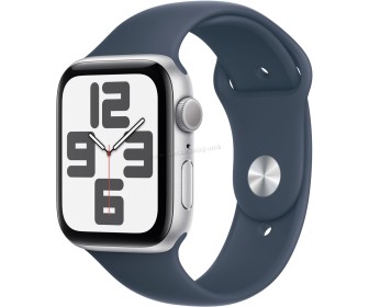 Смарт-часы Apple Watch SE GPS 44mm Sport Band M/L (Silver/Blue Storm)