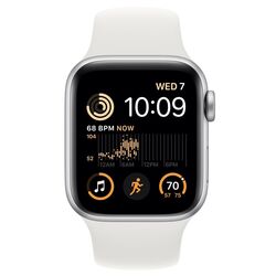 Ceas inteligent Apple Watch SE GPS 44mm Sport Band M/L (Silver/White) Thumb