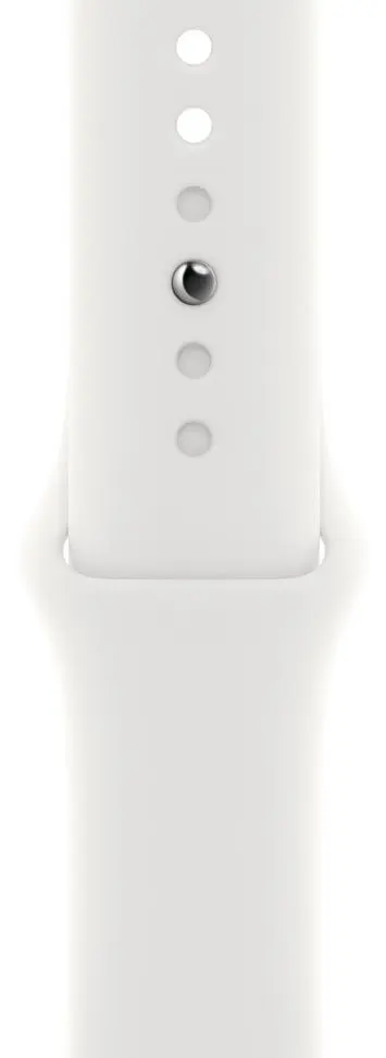 Ceas inteligent Apple Watch SE GPS 44mm Sport Band M/L (Silver/White)