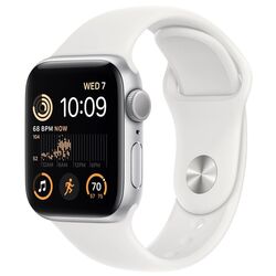 Ceas inteligent Apple Watch SE GPS 44mm Sport Band M/L (Silver/White)