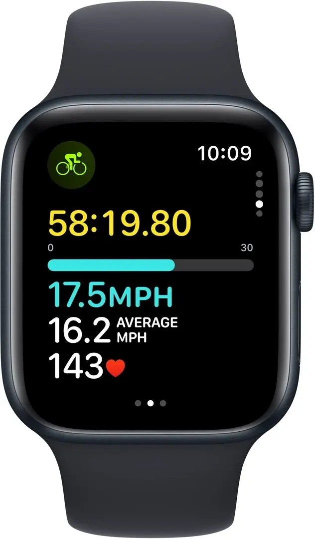 Ceas inteligent Apple Watch SE GPS 44mm Sport Band S/M (Midnight)