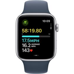 Ceas inteligent Apple Watch SE GPS 44mm Sport Band S/M (Silver/Blue Storm) Thumb
