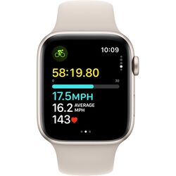 Смарт-часы Apple Watch SE GPS 44mm Sport Band S/M (Starlight) Thumb
