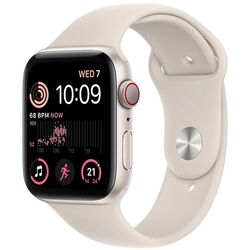 Ceas inteligent Apple Watch SE GPS 44mm Sport Band (Starlight)