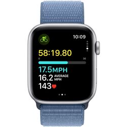 Ceas inteligent Apple Watch SE GPS 44mm Sport Loop (Silver/Winter Blue) Thumb