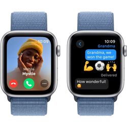 Ceas inteligent Apple Watch SE GPS 44mm Sport Loop (Silver/Winter Blue) Thumb
