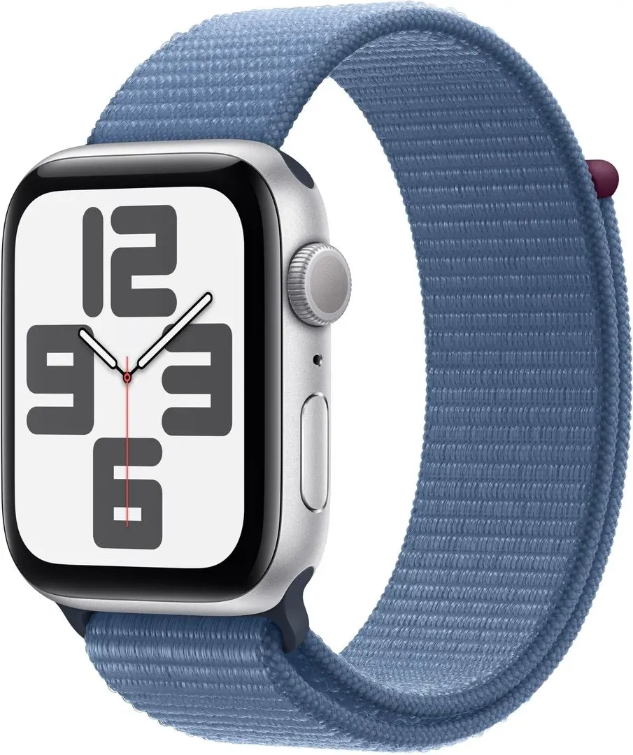 Ceas inteligent Apple Watch SE GPS 44mm Sport Loop (Silver/Winter Blue)