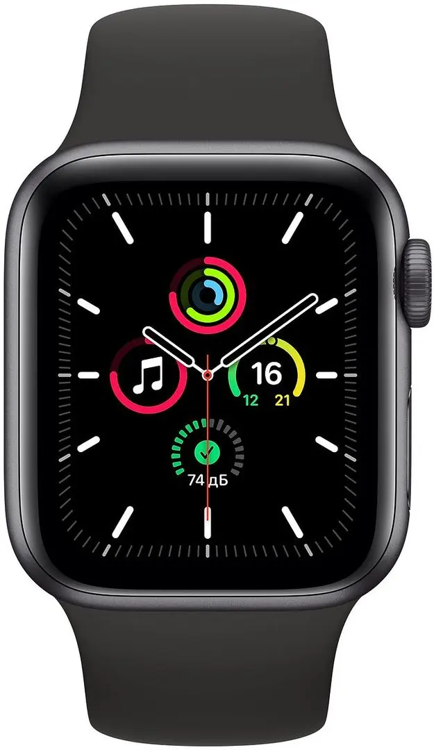 Смарт-часы Apple Watch SE GPS + Cellular 40мм Sport Band Black (Space Gray)