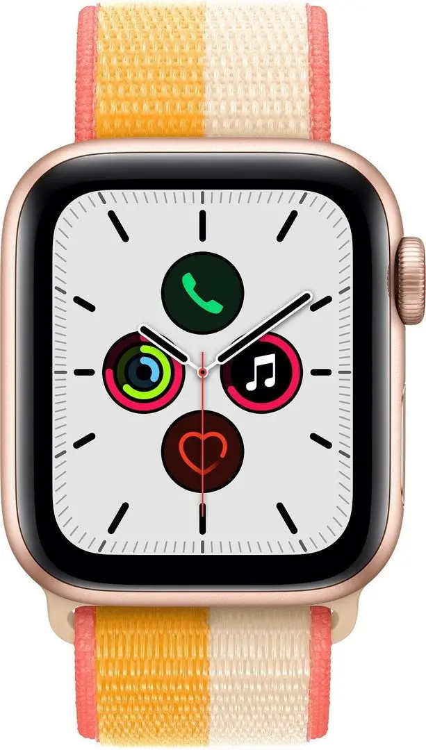 Ceas inteligent Apple Watch SE GPS + Cellular 40mm Sport Band (Gold/Maize)