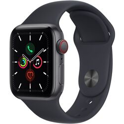 Ceas inteligent Apple Watch SE GPS + Cellular 40mm Sport Band (Space Grey/Midnight)