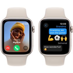 Ceas inteligent Apple Watch SE GPS + Cellular 44mm Sport Band M/L (Starlight) Thumb