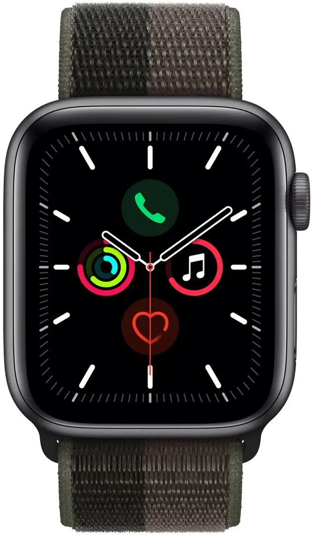 Ceas inteligent Apple Watch SE GPS + Cellular 44mm Sport Loop (Space Gray/Tornado Gray)