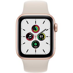 Ceas inteligent Apple Watch SE GPS + LTE 40mm Sport Band (Gold/Starlight) Thumb