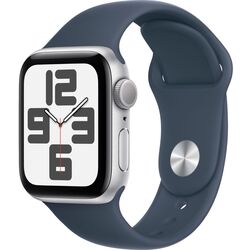 Ceas inteligent Apple Watch SE GPS + LTE 40mm Sport Band S/M (Silver/Blue)