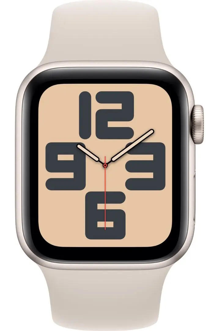 Ceas inteligent Apple Watch SE GPS + LTE 40mm Sport Band S/M (Starlight)