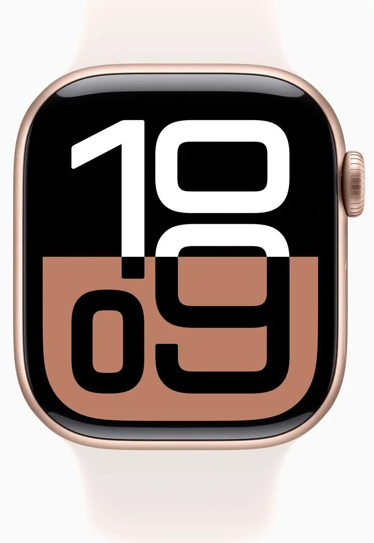 Смарт-часы Apple Watch Series 10 GPS 42mm Sport Band S/M (Rose Gold/Light Blush)