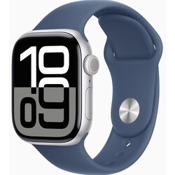 Смарт-часы Apple Watch Series 10 GPS 42mm Sport Band S/M (Silver/Denim)
