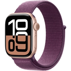 Ceas inteligent Apple Watch Series 10 GPS 42mm Sport Loop (Rose Gold/Plum)