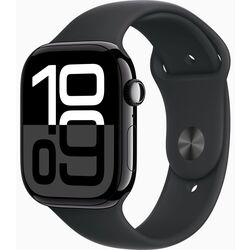 Ceas inteligent Apple Watch Series 10 GPS 46mm Sport Band M/L (Jet Black)