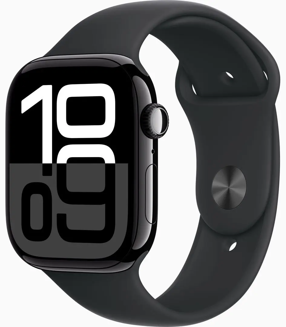 Смарт-часы Apple Watch Series 10 GPS 46mm Sport Band M/L (Jet Black)