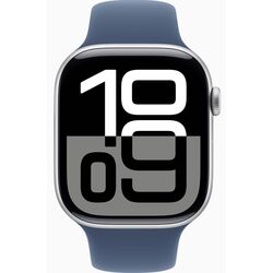 Смарт-часы Apple Watch Series 10 GPS 46mm Sport Band M/L (Silver/Denim) Thumb